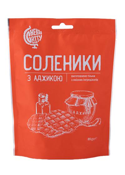 Снеки пшеничные «Соленики» с аджикой, 85 г